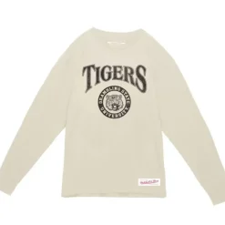 Mitchell & Ness T-Shirts & Tops-Arched Logo Lockup Slub Ls Tee Grambling State University