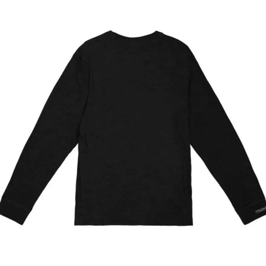 Mitchell & Ness T-Shirts & Tops-Arched Logo Lockup Slub Ls Tee Clemson University