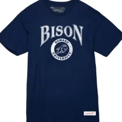 Mitchell & Ness T-Shirts & Tops-Arched Logo Lockup Slub Tee Howard University