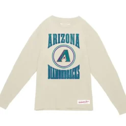 Mitchell & Ness T-Shirts & Tops-Arched Logo Slub Ls Tee Arizona Diamondbacks