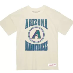 Mitchell & Ness T-Shirts & Tops-Arched Logo Slub Tee Arizona Diamondbacks