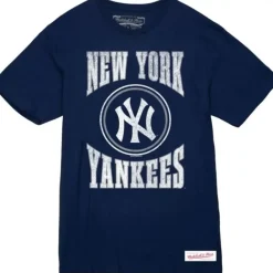 Mitchell & Ness T-Shirts & Tops-Arched Logo Slub Tee New York Yankees