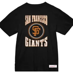 Mitchell & Ness T-Shirts & Tops-Arched Logo Slub Tee San Francisco Giants