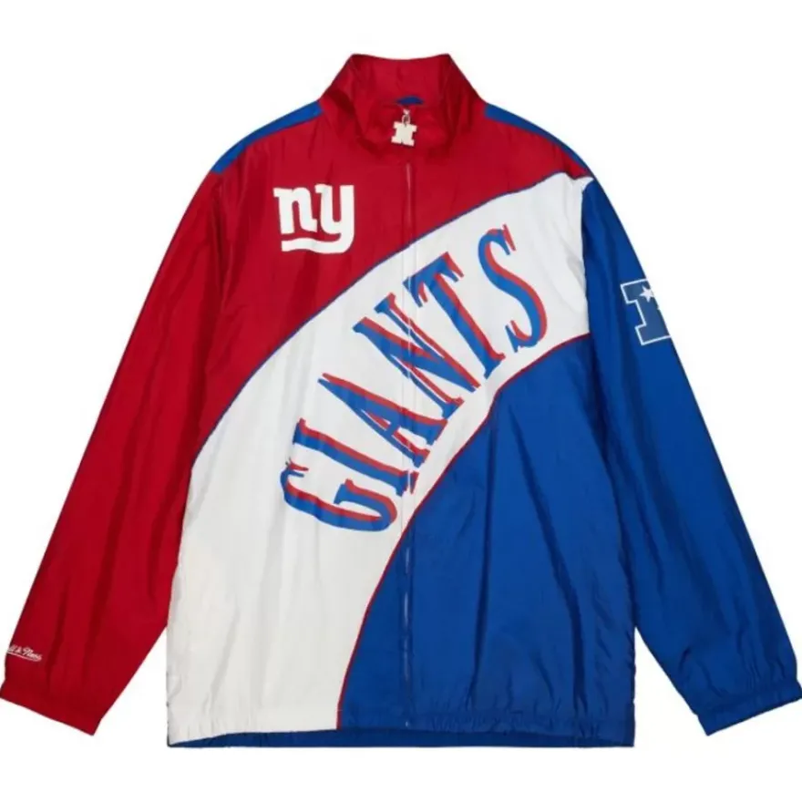 Mitchell & Ness Jackets & Outerwear-Arched Retro Lined Windbreaker New York Giants