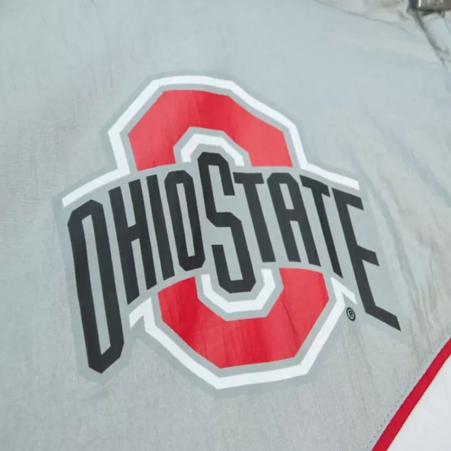 Mitchell & Ness Jackets & Outerwear-Arched Retro Lined Windbreaker Ohio State