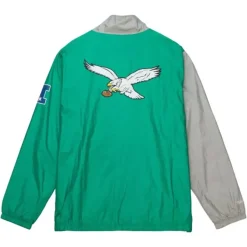 Mitchell & Ness Jackets & Outerwear-Arched Retro Lined Windbreaker Philadelphia Eagles