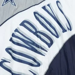 Mitchell & Ness Jackets & Outerwear-Arched Retro Lined Windbreaker Dallas Cowboys