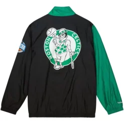 Mitchell & Ness Jackets & Outerwear-Arched Retro Lined Windbreaker Boston Celtics