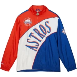Mitchell & Ness Jackets & Outerwear-Arched Retro Lined Windbreaker Houston Astros