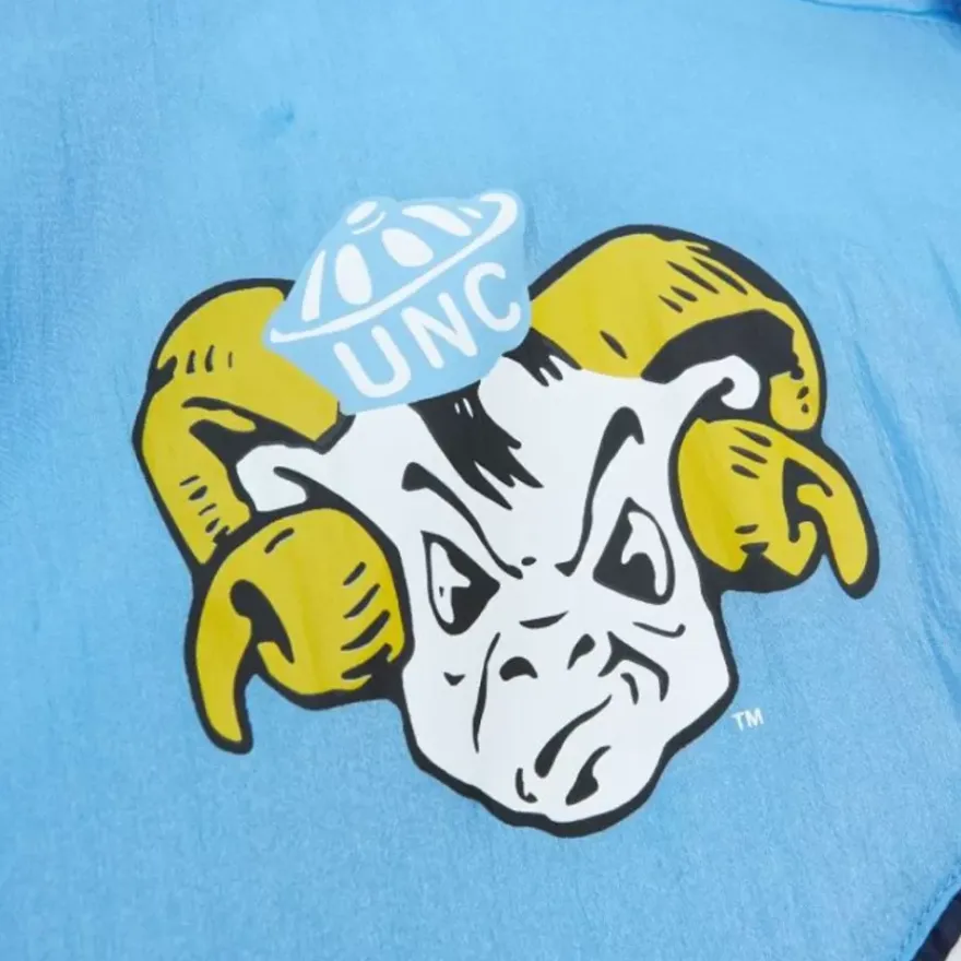 Mitchell & Ness Jackets & Outerwear-Arched Retro Lined Windbreaker University Of North Carolina