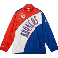 Mitchell & Ness Jackets & Outerwear-Arched Retro Lined Windbreaker Denver Broncos