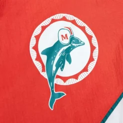 Mitchell & Ness Jackets & Outerwear-Arched Retro Lined Windbreaker Miami Dolphins