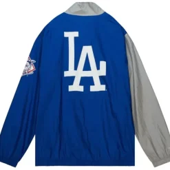 Mitchell & Ness Jackets & Outerwear-Arched Retro Lined Windbreaker Los Angeles Dodgers