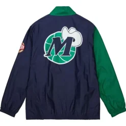 Mitchell & Ness Jackets & Outerwear-Arched Retro Lined Windbreaker Dallas Mavericks