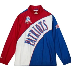 Mitchell & Ness Jackets & Outerwear-Arched Retro Lined Windbreaker New England Patriots