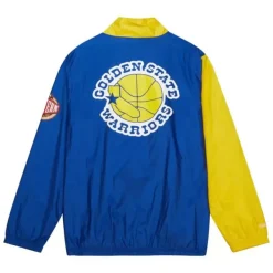 Mitchell & Ness Jackets & Outerwear-Arched Retro Lined Windbreaker Golden State Warriors