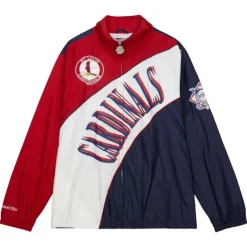Mitchell & Ness Jackets & Outerwear-Arched Retro Lined Windbreaker St. Louis Cardinals