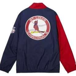 Mitchell & Ness Jackets & Outerwear-Arched Retro Lined Windbreaker St. Louis Cardinals
