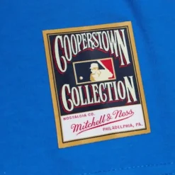 Mitchell & Ness T-Shirts & Tops-Arched Vintage Logo Tee Los Angeles Dodgers