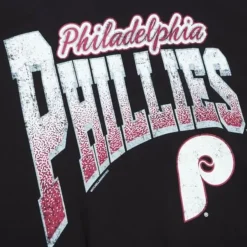 Mitchell & Ness T-Shirts & Tops-Arched Vintage Logo Tee Philadelphia Phillies