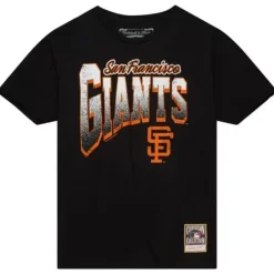 Mitchell & Ness T-Shirts & Tops-Arched Vintage Logo Tee San Francisco Giants