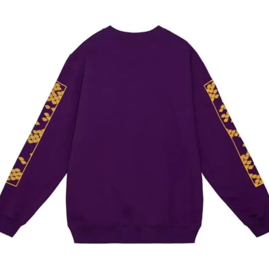 Mitchell & Ness Hoodies & Sweatshirts-Asian Heritage Crew 5.0 Los Angeles Lakers