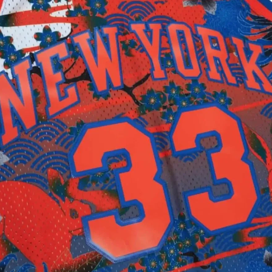 Mitchell & Ness Nba Swingman-Asian Heritage Swingman Patrick Ewing New York Knicks 1985-86 Jersey 5.0