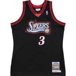 Mitchell & Ness Nba Authentic-Authentic Allen Iverson Philadelphia 76Ers Road 1997-98 Jersey
