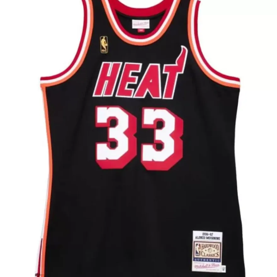 Mitchell & Ness Nba Authentic-Authentic Alonzo Mourning Miami Heat 1996-97 Jersey