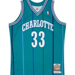 Mitchell & Ness Nba Authentic-Authentic Alonzo Mourning Charlotte Hornets Road 1992-93 Jersey