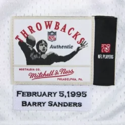 Mitchell & Ness Nfl Authentic-Authentic Barry Sanders Nfc Pro Bowl 1994-95 Jersey