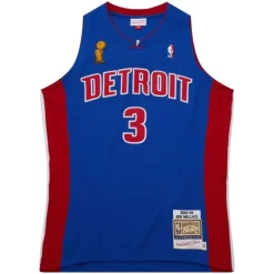 Mitchell & Ness Nba Authentic-Authentic Ben Wallace Detroit Pistons Dark Finals 2004 Jersey