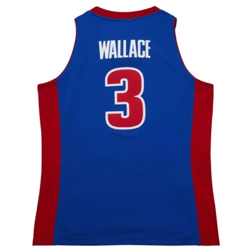 Mitchell & Ness Nba Authentic-Authentic Ben Wallace Detroit Pistons Dark Finals 2004 Jersey