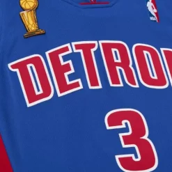 Mitchell & Ness Nba Authentic-Authentic Ben Wallace Detroit Pistons Dark Finals 2004 Jersey