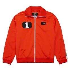 Mitchell & Ness Jackets & Outerwear-Authentic Bernie Parent Philadelphia Flyers 1974 Warm Up Jacket