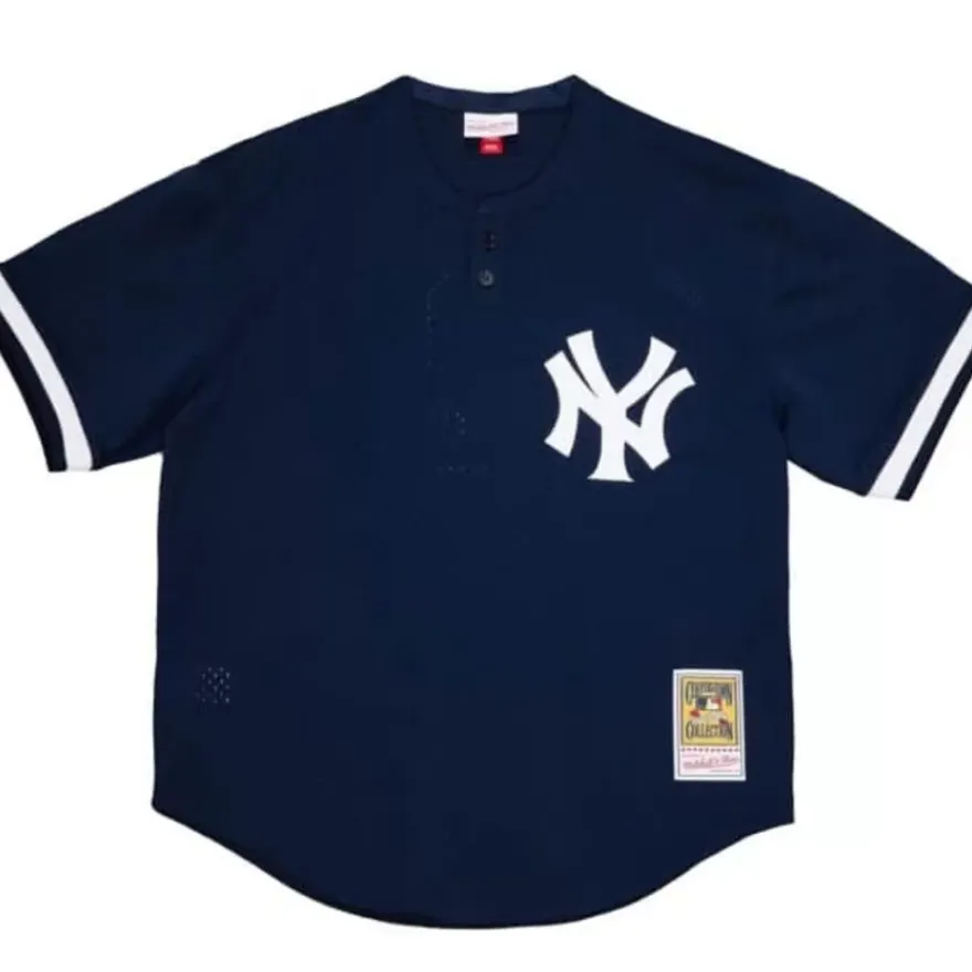 Mitchell & Ness Mlb Authentic-Authentic Bernie Williams New York Yankees 1995 Pullover Jersey
