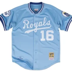 Mitchell & Ness Mlb Authentic-Authentic Bo Jackson Kansas City Royals Road 1987 Jersey
