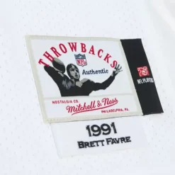 Mitchell & Ness Nfl Authentic-Authentic Brett Favre Atlanta Falcons Road 1991 Jersey