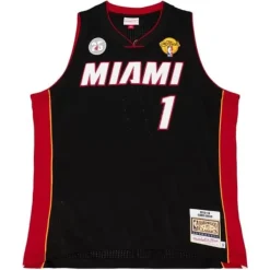 Mitchell & Ness Nba Authentic-Authentic Chris Bosh Miami Heat Road Finals 2012-13 Jersey