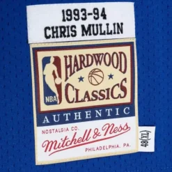 Mitchell & Ness Nba Authentic-Authentic Chris Mullin Golden State Warriors 1993-94 Jersey