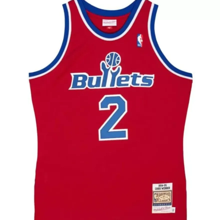 Mitchell & Ness Nba Authentic-Authentic Chris Webber Washington Bullets 1994-95 Jersey