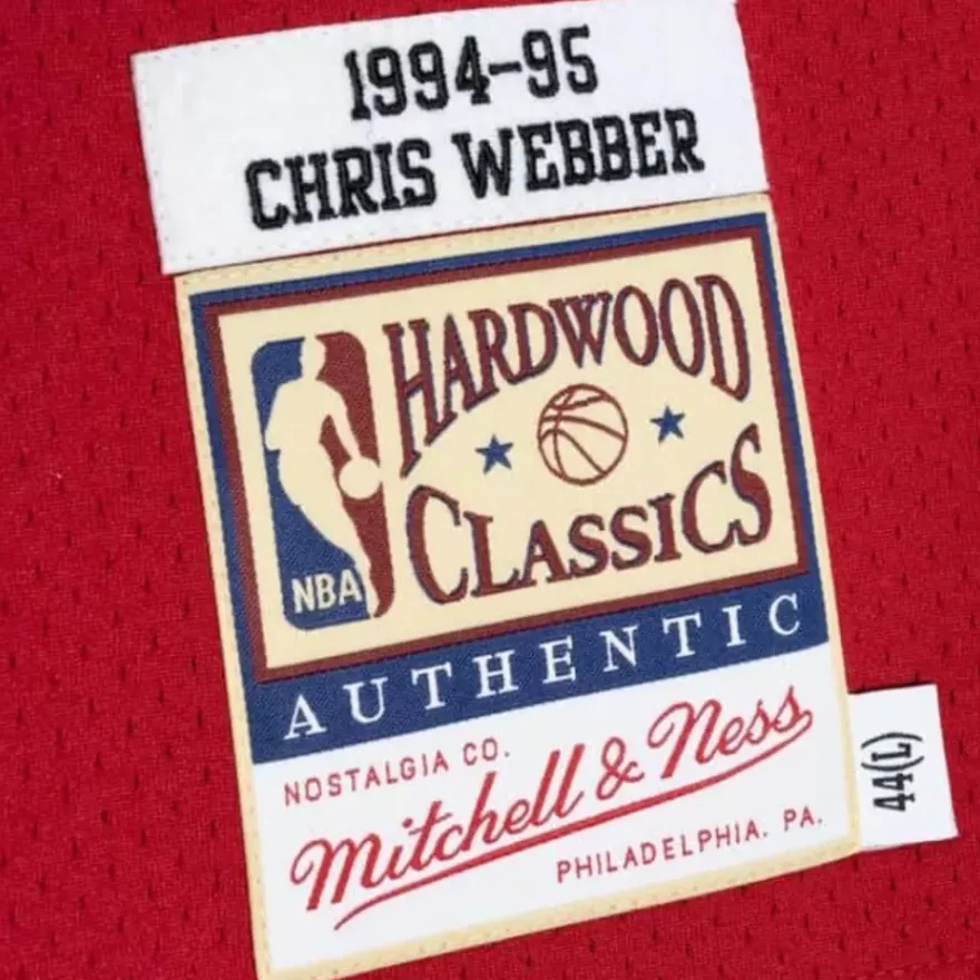 Mitchell & Ness Nba Authentic-Authentic Chris Webber Washington Bullets 1994-95 Jersey