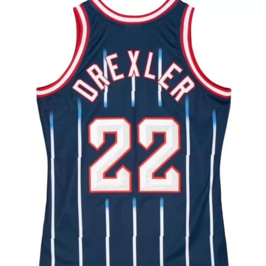 Mitchell & Ness Nba Authentic-Authentic Clyde Drexler Houston Rockets Road 1996-97 Jersey