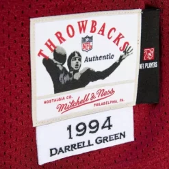 Mitchell & Ness Nfl Authentic-Authentic Darrell Green Washington Football Team 1994 Jersey