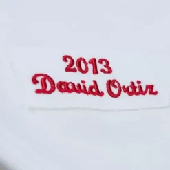 Mitchell & Ness Mlb Authentic-Authentic David Ortiz Boston Red Sox Home 2013 Jersey