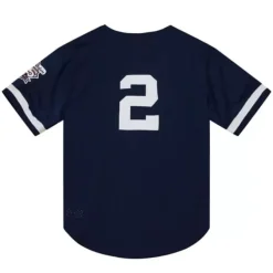 Mitchell & Ness Mlb Authentic-Authentic Derek Jeter New York Yankees 1998 Bp Jersey