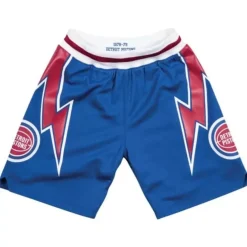 Mitchell & Ness Nba Authentic-Authentic Detroit Pistons Road 1978-79 Shorts