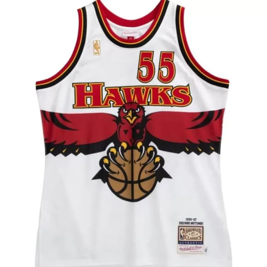 Mitchell & Ness Nba Authentic-Authentic Dikembe Mutombo Atlanta Hawks 1996-97 Jersey