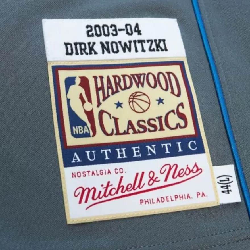Mitchell & Ness Nba Authentic-Authentic Dirk Nowitzki Dallas Mavericks Alternate 2003-04 Jersey
