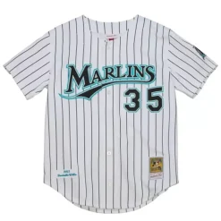 Mitchell & Ness Mlb Authentic-Authentic Dontrelle Willis Florida Marlins Home 2003 Jersey